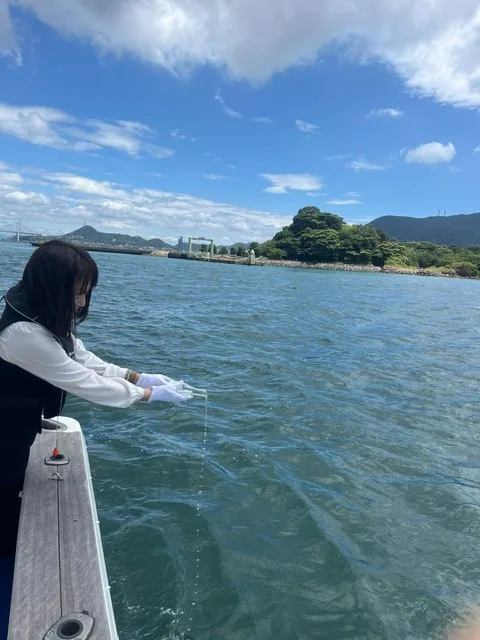 関門海峡の巌流島で代行散骨を実施しました