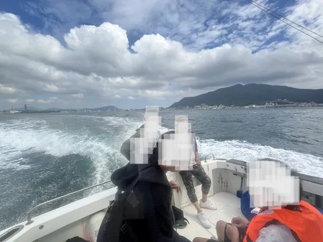関門海峡の巌流島にチャーター散骨に行ってきました